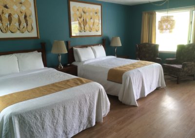 hotel with double beds